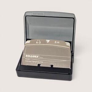 Vintage Small Plastic Rolodex Petite Address File